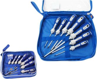 Trade Shop Trade Shop - Kit 7 Pz Cacciaviti A T Torx T6 T10 T15 T20 T25 T27 T30 Borsa Richiudibile
