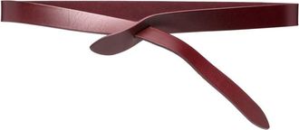 Isabel Marant Lecce leather belt - women - Calf Leather - M - Red