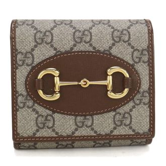 Gucci Beige Gg Supreme Wallet (Bi-Fold) (Pre-Owned)