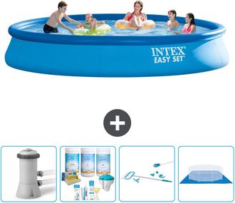 Intex Piscina Easy Set Redonda - 457x84 Cm - 7-piezas S20948