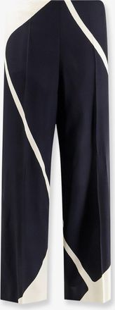 Alberta Ferretti Pantaloni in viscosa con stampa bicolore - ALBERTA FERRETTI - gender_Woman