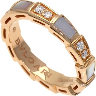 Bulgari Pink Gold (18K) Band Ring (Pre-Owned)