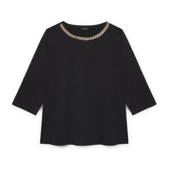 Fiorella Rubino Mujer, Blusas y Camisas, Negro, Talla: L