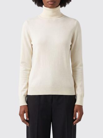 Max Mara Slim Fit Long-Sleeved Turtleneck Jumper in Pure Wool