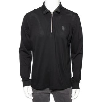 HUGO BOSS Boss By Hugo Boss Black Pima Cotton Long Sleeve T-Shirt