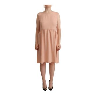 Twinset Maxi Kleedjes - Dames - Casual kleedjes - Beige - 2XL - Polyester - Kleedjes
