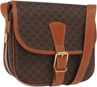 Celine Pre-owned Cross Body Bags, female, Brown, Size: ONE SIZE Pre-owned Plastic Cross Body Bag