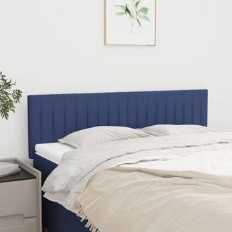vidaXL Cabeceros 2 Unidades Tela Azul 72x5x78/88 Cm Vidaxl