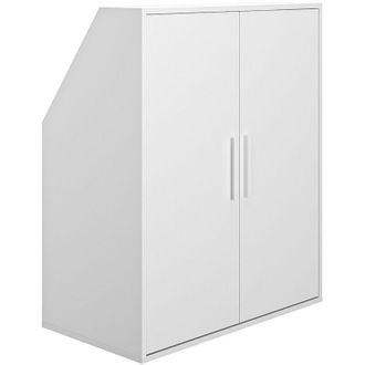 Vente-Unique Vente-unique - Armadio per mansarda 2 ante Bianco - adezio