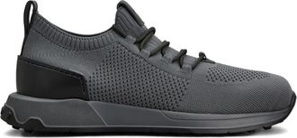 Tod's Calzino Running Mid Volume 63 K trainers - men - Polyamide/Elastane/Calf Leather/Fabric/Rubber - 11.5 - Grey