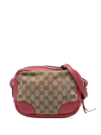 Gucci 2016-2025 GG Canvas Bree crossbody bag - Brown