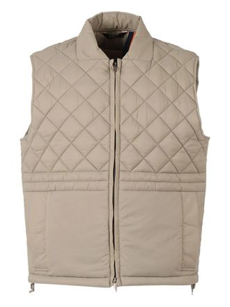 K-Way Barnes quilted gilet - men - Nylon/Polyester - M - Green
