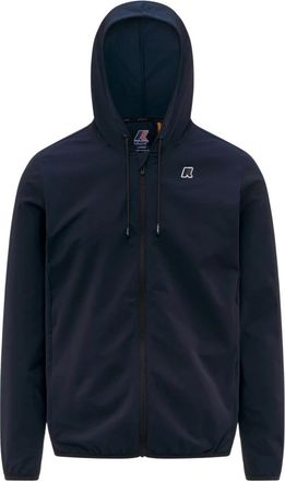 K-Way Journeer Travel Jacket - Heren - Zomerjassen - Blauw - 2XL - Polyester - Jassen