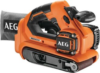 AEG Aeg - Lijadora De Banda Sin Escobillas De 18 V Sin Bater&iacute;a Ni Cargador 457 X 75 Mm - Bhbs18-75bl-0