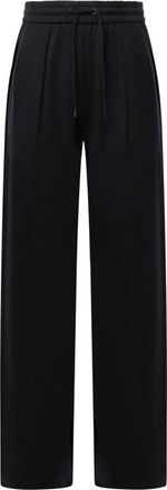 Max Mara Wide Broeken - Dames - Wijde Broeken - Blauw - S - Broeken