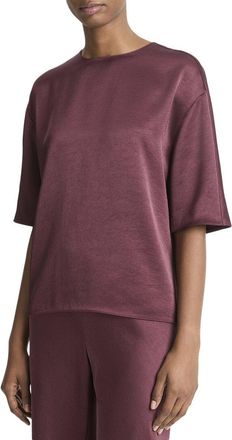 Vince Fluid Satin Blouse