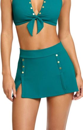 Robin Piccone Amy Swim Cover-Up Skirt in Cerulean at Nordstrom, Size X-Small