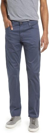AG - Adriano Goldschmied SUD Print Slim Straight Leg Pants in Recaro Blue Multi at Nordstrom Rack, Size 29 X 34