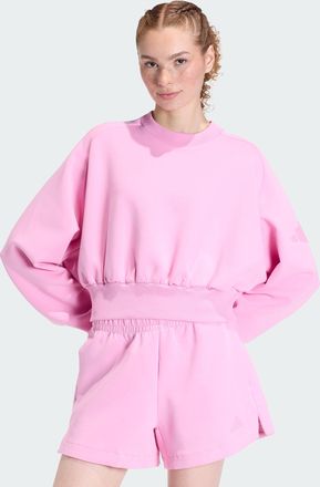adidas Womens adidas Soft Lux Loose Sweatshirt