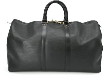 Louis Vuitton Black Epi Leather Boston Bag (Pre-Owned)