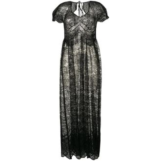 Paco Rabanne Abito - Dames - Maxi kleedjes - Zwart - M - Kleedjes
