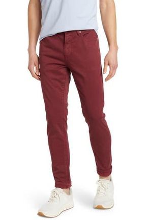 Hudson Hudson Ace Skinny Jeans in Burgundy at Nordstrom Rack, Size 30