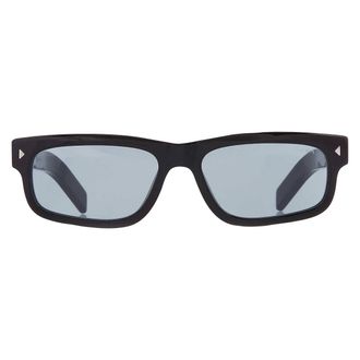 Prada Blue Vintage Rectangular Mens Sunglasses PR B11S 16K60P 57