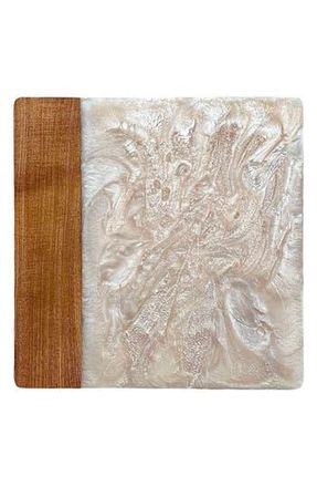 Tiramisu Resin & Wood Cheese Board in Ivory at Nordstrom Rack