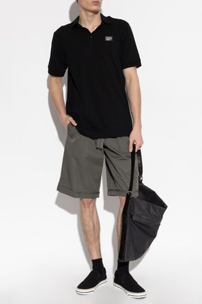 Dolce & Gabbana Cotton Shorts, Mens, Green