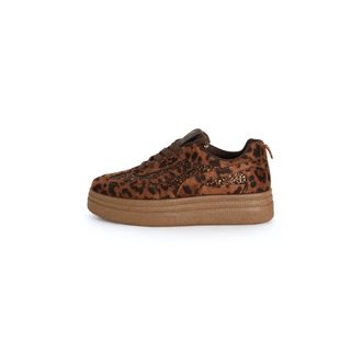 Freddy Sneakers Donna Platform in Tessuto Animalier con Glitter