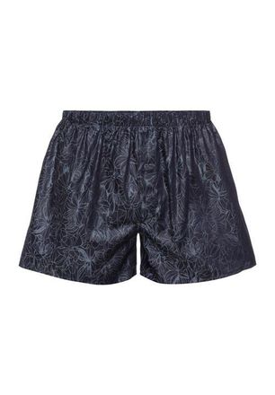 Hanro Selection Satin Cotton Boxers in Nightshade at Nordstrom, Size Xx-Large