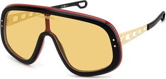 Carrera Yellow Shield Mens Sunglasses FLAGLAB 17 0OIT/HO 99