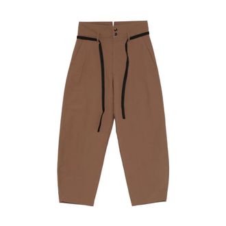 Barena Tapered Trousers, female, Brown, Size: M Tapered Trousers