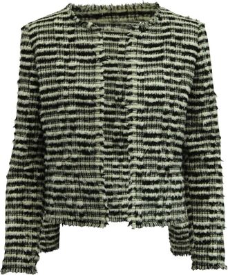 Iro Emotion tweed jack - Zwart