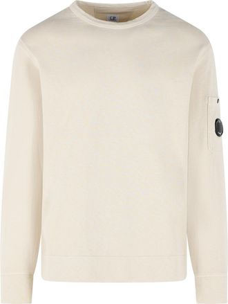 C.P. Company CP Bedrijf beige katoenen sweatshirt