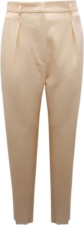 Max Mara Broeken, Dames, Beige, 2Xs, Studio Briose Wo Broek