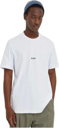 Msgm Hombre, Camisetas, Blanco, Talla: S
