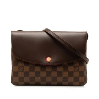 Louis Vuitton Pre-owned Cross Body Bags, female, Brown, Size: ONE SIZE Pre-owned Plastic shoulder-bags