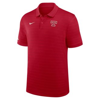 Nike Texas Rangers City Connect Striped Victory Nike Mens Dri-FIT MLB Polo in Red | 03BG0IFATER-GFX