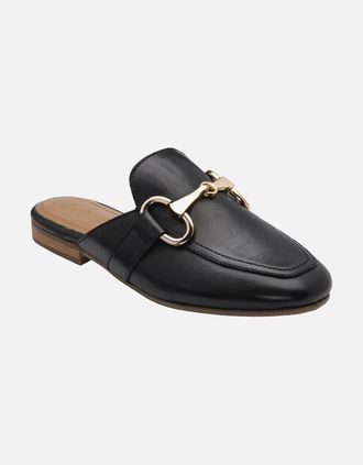 Lotus Womens Taylor Womens Backless Loafers - Black - Size: 6