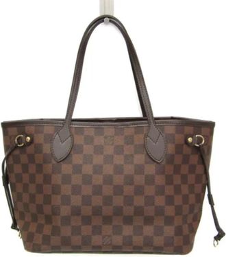 Louis Vuitton Tweedehands Canvas Louis Vuitton tassen - Dames - Vintage Shopper - Bruin - ONE Size - Vintage