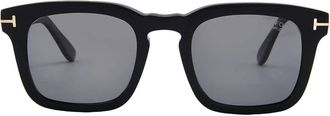 Tom Ford Dax Polarized Smoke Square Mens Sunglasses FT0751 01D 50