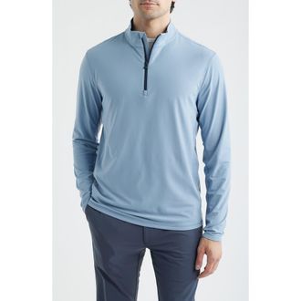 Greyson Tate Quarter Zip Golf Pullover in Bonneville at Nordstrom, Size Xx-Large