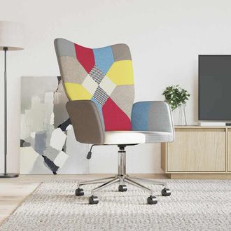 Les Tendances Les Tendances - Silla De Relax De Tela Patchwork Vidaxl