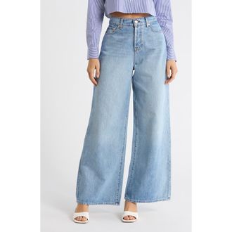 7 For All Mankind Zoey Wide Leg Jeans in Helen at Nordstrom Rack, Size 24