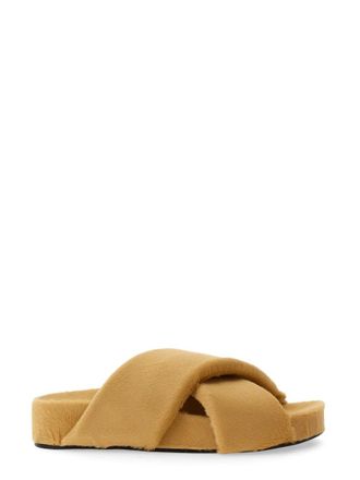 Jil Sander Crisscross Leather Sandals