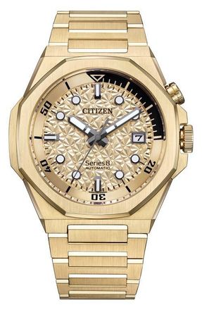 Citizen Series8 890 City Lights Automatic Goldtone Bracelet Watch, 42.6mm in Gold-Tone at Nordstrom