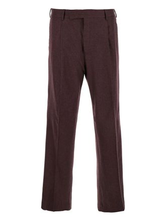 Pantaloni Torino pleated trousers - Brown