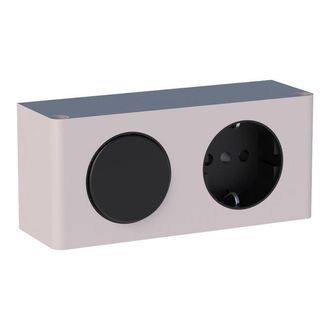 Marcel Breuer eenvoudige stekkerdoos met schakelaar Grijs