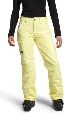 The North Face Mens The North Face Freedom Ski Pants Yellow Insulated Waterproof JZZ270
